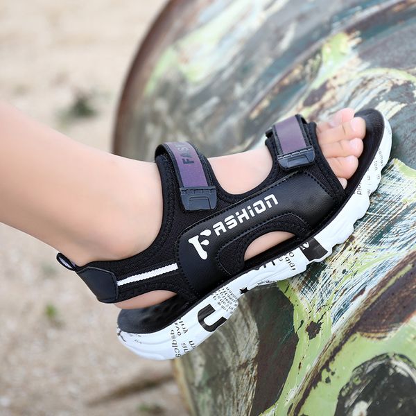 sandals 2021 summer soft non-slip genuine leather shoes kids children boys comfortable child school beach sandalia, Black;red
sandals 2021 summer soft non-slip genuine leather shoes kids children boys comfortable child school beach sandalia, Black;red