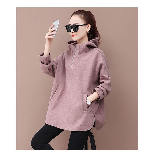 hooded sweater women spring autumn 2020 loose western style hedging long sleeve solid color fashion wild casual sweaters d103, White;black
hooded sweater women spring autumn 2020 loose western style hedging long sleeve solid color fashion wild casual sweaters d103, White;black