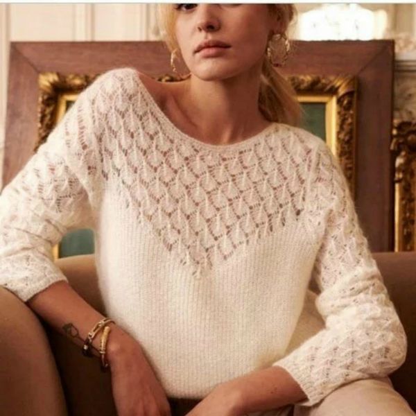 mohair autumn women pullovers casual crop sweater french style slim soft knitted jumpers sweater long sleeve sezane top, White;black
mohair autumn women pullovers casual crop sweater french style slim soft knitted jumpers sweater long sleeve sezane top, White;black