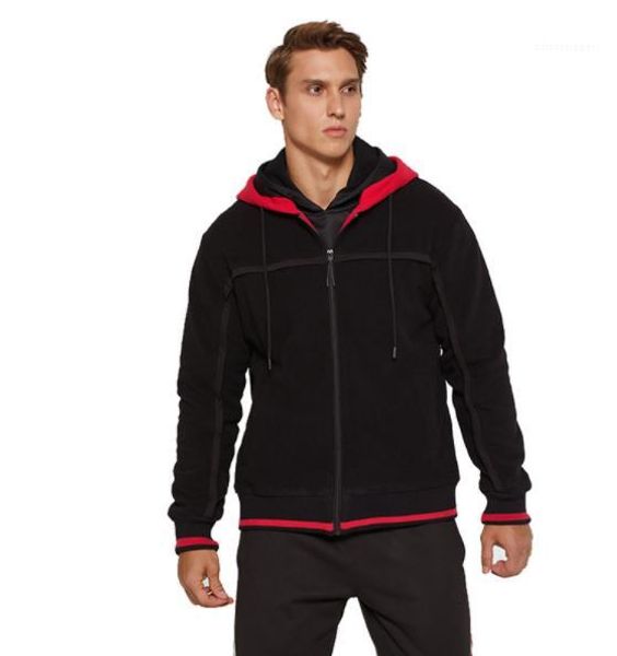 hoodies fashion casual thick fleece panelled color long sleeved hooded cardigan hoodies mens clothing 19aw mens designer, Black
hoodies fashion casual thick fleece panelled color long sleeved hooded cardigan hoodies mens clothing 19aw mens designer, Black