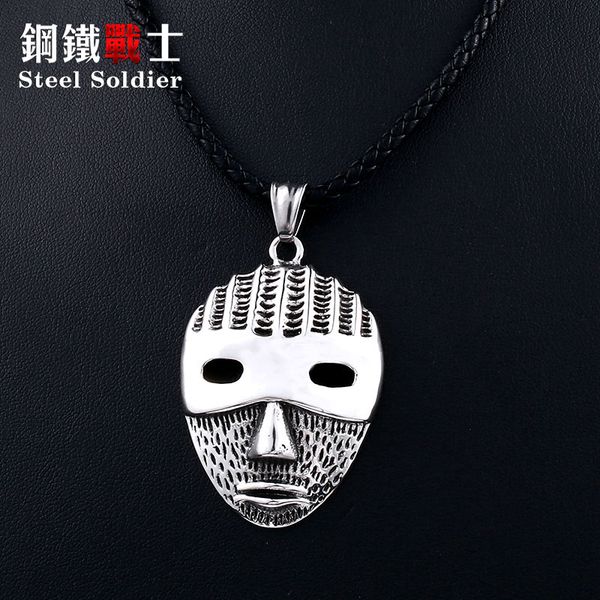 steel soldier ugly jason mask hockey pendant necklace stainless steel halloween biker antique popular jewelry, Silver
steel soldier ugly jason mask hockey pendant necklace stainless steel halloween biker antique popular jewelry, Silver