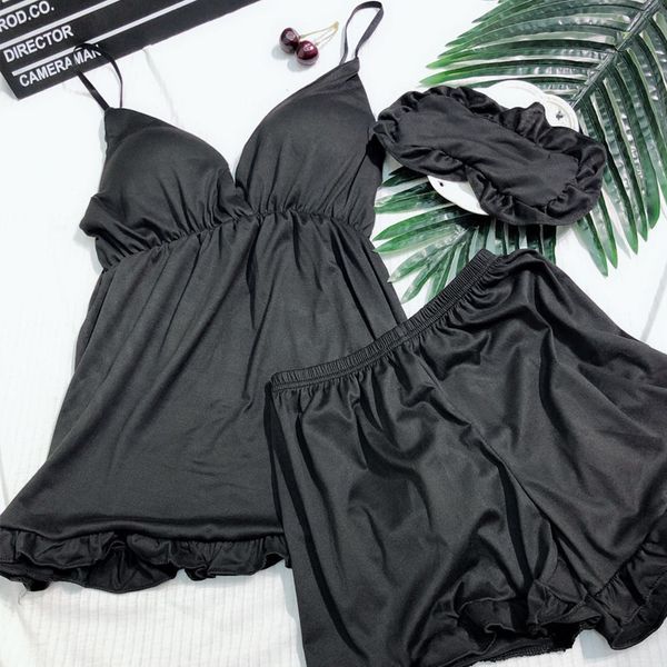 wavmit 2019 new women pajamas suit home sleepwear shortless sleeve black pyjamas with chest pad girl short pajamas pant, Blue;gray
wavmit 2019 new women pajamas suit home sleepwear shortless sleeve black pyjamas with chest pad girl short pajamas pant, Blue;gray
