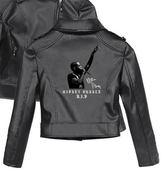 nipsey hussle pattern print with zipper leather jackets plus size long sleeve female coat teenager style, Black
nipsey hussle pattern print with zipper leather jackets plus size long sleeve female coat teenager style, Black