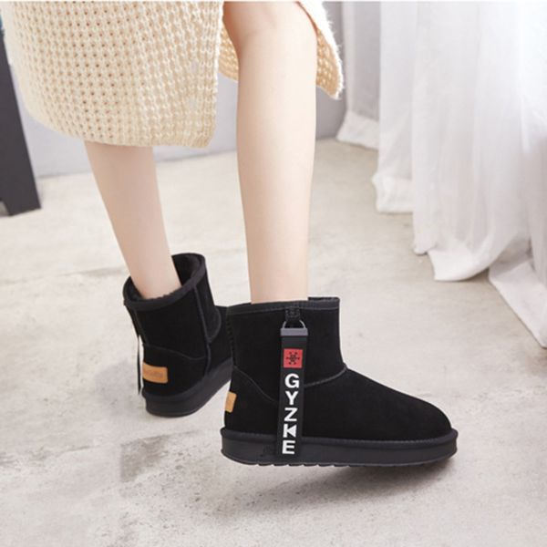 winter snow boots women plush insole flat slip on shoes women platform winter shoes, Black
winter snow boots women plush insole flat slip on shoes women platform winter shoes, Black