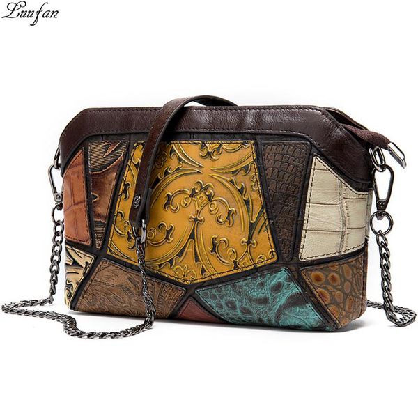 100% genuine leather patchwork women waist bags shoulder bag chain belt crossbody female bag bolsa feminina
100% genuine leather patchwork women waist bags shoulder bag chain belt crossbody female bag bolsa feminina
