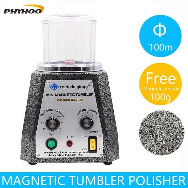 kt-100 rotary magnetic polishing machine remove metal edge burrs clean metal surface stains and rust 220v/110v
kt-100 rotary magnetic polishing machine remove metal edge burrs clean metal surface stains and rust 220v/110v