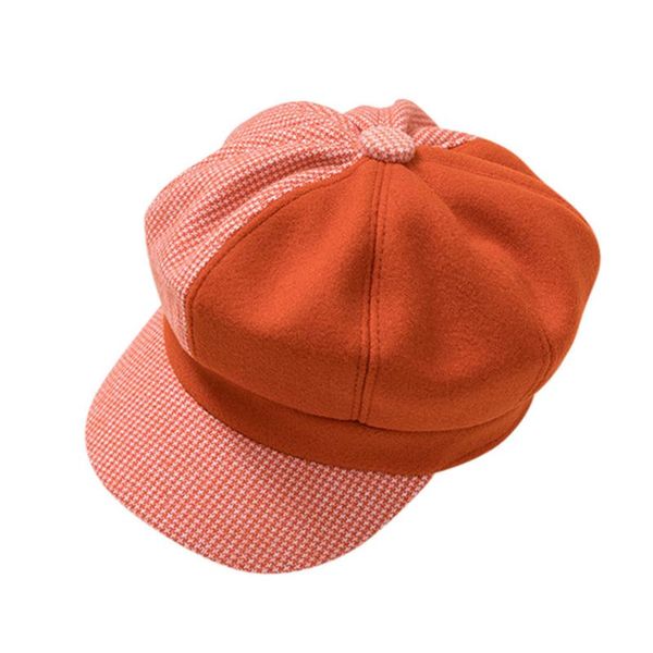 kancoold children's color matching asymmetric solid color plaid beret hat boys and girls baby fashion octagonal hat painter, Yellow
kancoold children's color matching asymmetric solid color plaid beret hat boys and girls baby fashion octagonal hat painter, Yellow