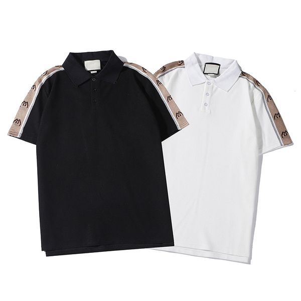 2020 new designer men's polo shirt business casual classic brand style luxury men's polo short sleeve with logo print fashion, White;black
2020 new designer men's polo shirt business casual classic brand style luxury men's polo short sleeve with logo print fashion, White;black