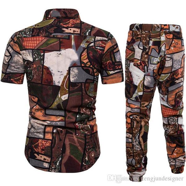 summer 2pcs casual tracksuits lapel neck long sleeve homme clothing fashion style casual apparel floral print mens, Gray
summer 2pcs casual tracksuits lapel neck long sleeve homme clothing fashion style casual apparel floral print mens, Gray