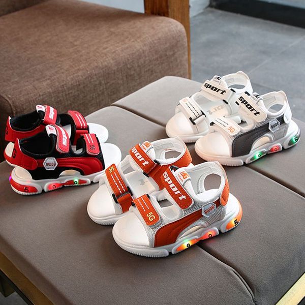 summer baby led sandals for girls boys bottom pu children shoes little kids beach sandals toddler shoes, Black;red
summer baby led sandals for girls boys bottom pu children shoes little kids beach sandals toddler shoes, Black;red