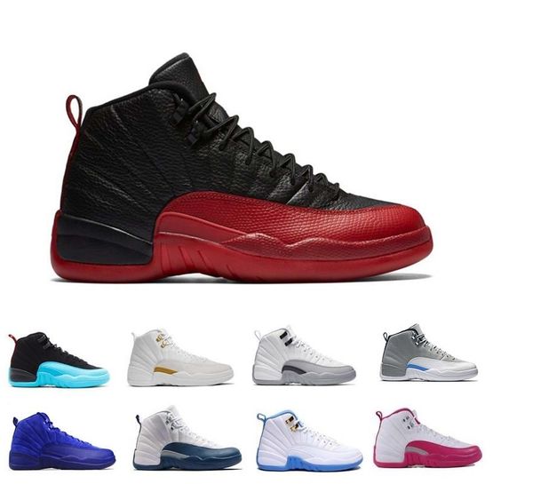 2019 12 12s men basketball shoes flu game wolf grey university blue dark grey white taxi gs barons sports sneakers
2019 12 12s men basketball shoes flu game wolf grey university blue dark grey white taxi gs barons sports sneakers