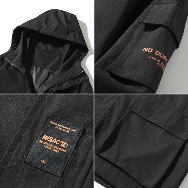 2019 tide brand new winter coat for men and women plus frock padded cotton jacket hooded men loose multi-pocket, Black;brown
2019 tide brand new winter coat for men and women plus frock padded cotton jacket hooded men loose multi-pocket, Black;brown