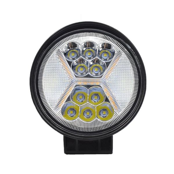 117w round off-road vehicle with yellow flashing spotlight plastic + glass stable performance lighting lights 1 pcs
117w round off-road vehicle with yellow flashing spotlight plastic + glass stable performance lighting lights 1 pcs
