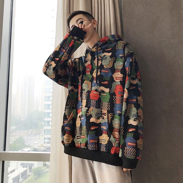 vintage print hoodie teenager trendy cotton loose korean leisure youth hip hop long sleeve autumn sweatshirt men hoodie retro, Black
vintage print hoodie teenager trendy cotton loose korean leisure youth hip hop long sleeve autumn sweatshirt men hoodie retro, Black