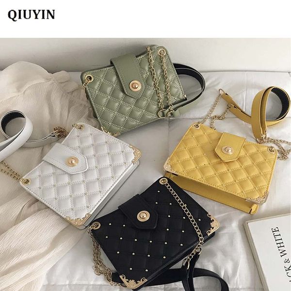 qiuyinretro pu leather shoulder bags for women 2020 new handbags shoulder bag rivet messager bag
qiuyinretro pu leather shoulder bags for women 2020 new handbags shoulder bag rivet messager bag