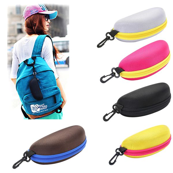 portable zipper eye glasses box sunglasses clam shell hard eyewear case protector bag black coffee pink
portable zipper eye glasses box sunglasses clam shell hard eyewear case protector bag black coffee pink
