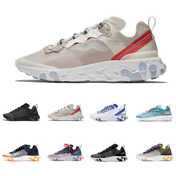 new arrived react element 55 87 running shoes for men women triple black royal tint metallic gold mens trainer sports sneakers runners
new arrived react element 55 87 running shoes for men women triple black royal tint metallic gold mens trainer sports sneakers runners