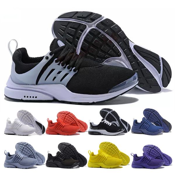 classic black white presto br qs men women running shoes breathe yellow red blue presto outdoor trainer jogging walking sport sneakers