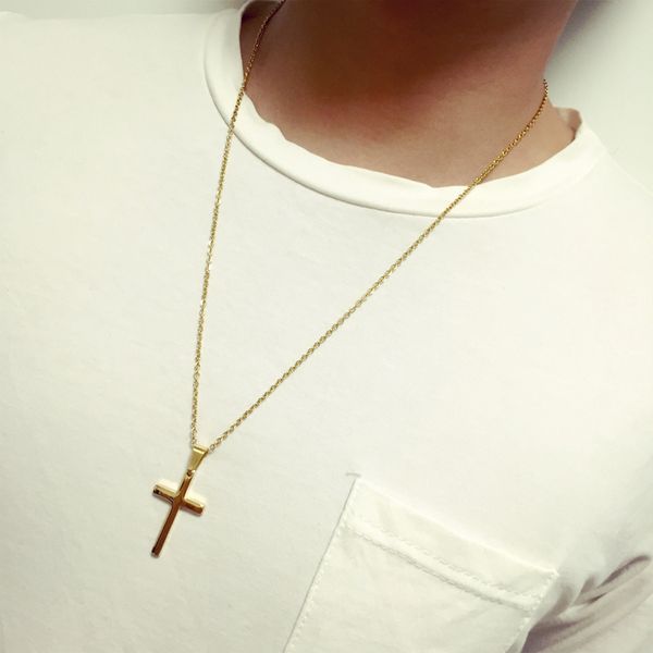 cross pendant necklace men's stainless steel crucifix jewelry women's necklace fashion hzp159, Silver
cross pendant necklace men's stainless steel crucifix jewelry women's necklace fashion hzp159, Silver