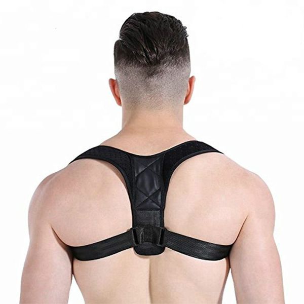 adjustable medical men/women back posture corrector clavicle spine back shoulder lumbar brace support belt posture correction 32, Black;blue
adjustable medical men/women back posture corrector clavicle spine back shoulder lumbar brace support belt posture correction 32, Black;blue