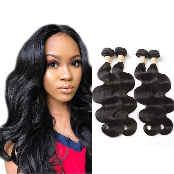 indian virgin raw hair products 4 bundles body wave double wefts natural color 4 pieces one lot hair extensions 8-30inch, Black
indian virgin raw hair products 4 bundles body wave double wefts natural color 4 pieces one lot hair extensions 8-30inch, Black