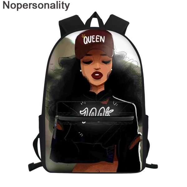 nopersonality black school bags art african queen girl prints kids schoolbags for girls women casual backpack children satchel
nopersonality black school bags art african queen girl prints kids schoolbags for girls women casual backpack children satchel