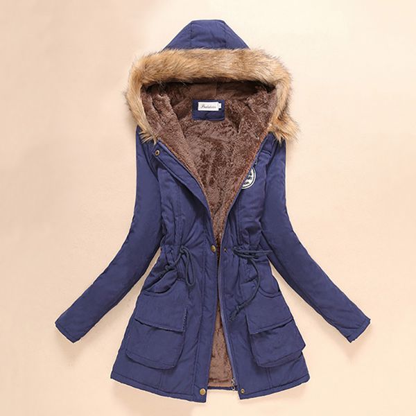 women's down & parkas 16 colours long coat women jacket thickening cotton winter female hooded overcoat 2021 fashion womens outwear, Black
women's down & parkas 16 colours long coat women jacket thickening cotton winter female hooded overcoat 2021 fashion womens outwear, Black