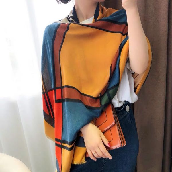 2019 autumn winter female wool plaid scarf women cashmere scarves wide lattices long shawl wrap blanket warm tippet, Blue;gray
2019 autumn winter female wool plaid scarf women cashmere scarves wide lattices long shawl wrap blanket warm tippet, Blue;gray
