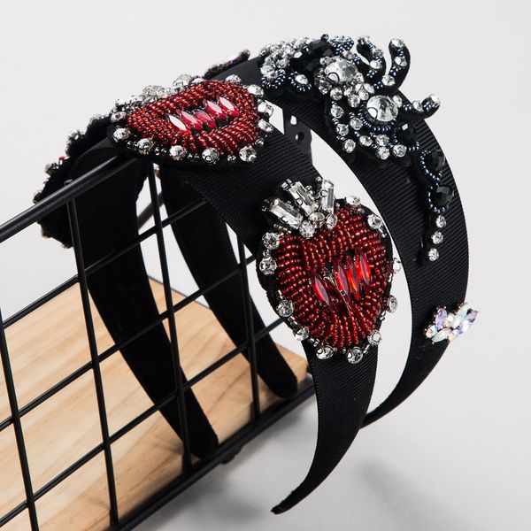 baroque style temperament wide edge season hair band handmade beaded runway hair accessories, Silver
baroque style temperament wide edge season hair band handmade beaded runway hair accessories, Silver