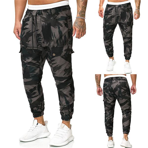mens casual designer cargo pants fashion style camouflage print summer autumn homme clothing regular drawstring casual apparel, Black
mens casual designer cargo pants fashion style camouflage print summer autumn homme clothing regular drawstring casual apparel, Black