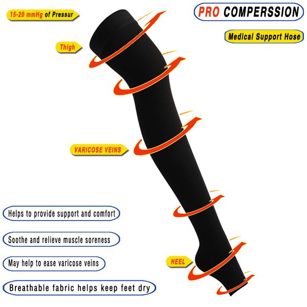 yisheng compression thigh high varicose veins stockings women stocking lace band for summer thigh 15-20mmhg, Black;white
yisheng compression thigh high varicose veins stockings women stocking lace band for summer thigh 15-20mmhg, Black;white