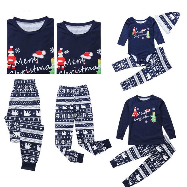 new children set clothing christmas family parent-child suit printing home service cotton soft two-piece pajamas, Blue
new children set clothing christmas family parent-child suit printing home service cotton soft two-piece pajamas, Blue