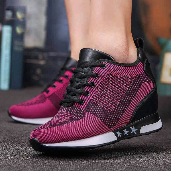 women casual shoes chaussure femme platform shoes 2019 height increasing 8cm mesh wedges platform sneakers a11-22, Black
women casual shoes chaussure femme platform shoes 2019 height increasing 8cm mesh wedges platform sneakers a11-22, Black