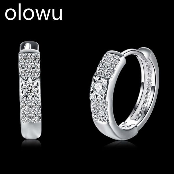 olowu women jewellery silver color cz cubic zirconia hoop earrings zircon crystal jewelry huggie hoop earrings korean fahsion, Golden
olowu women jewellery silver color cz cubic zirconia hoop earrings zircon crystal jewelry huggie hoop earrings korean fahsion, Golden