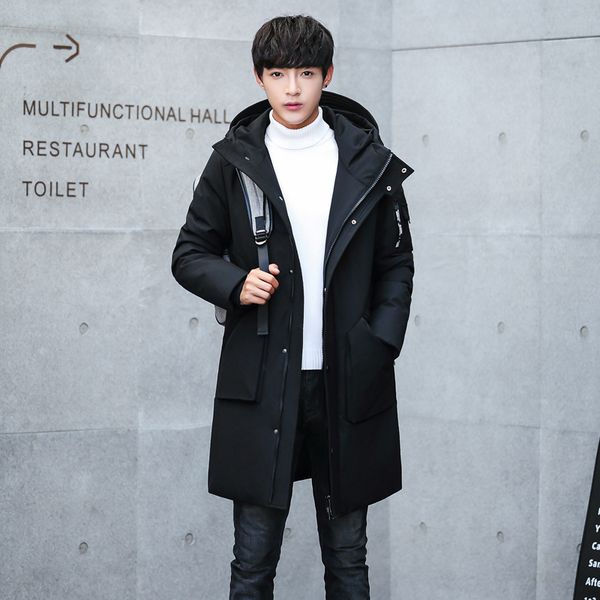 winter men's long down overcoats men hooded fashion white duck down jackets casual parkas male winter down coats, Black
winter men's long down overcoats men hooded fashion white duck down jackets casual parkas male winter down coats, Black