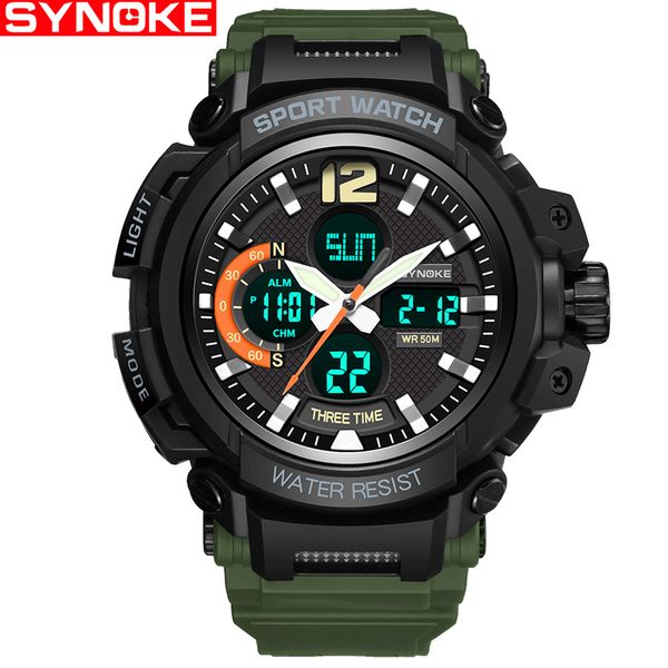 synoke men watch 50m waterproof wristwatch led quartz clock sport watch male relogios masculino sport s men, Slivery;brown
synoke men watch 50m waterproof wristwatch led quartz clock sport watch male relogios masculino sport s men, Slivery;brown