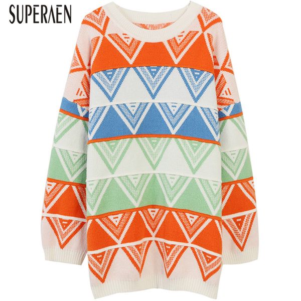 superaen europe fashion women pullovers sweaters 2019 autumn and winter new wild casual ladies sweaters geometric round neck top, White;black
superaen europe fashion women pullovers sweaters 2019 autumn and winter new wild casual ladies sweaters geometric round neck top, White;black