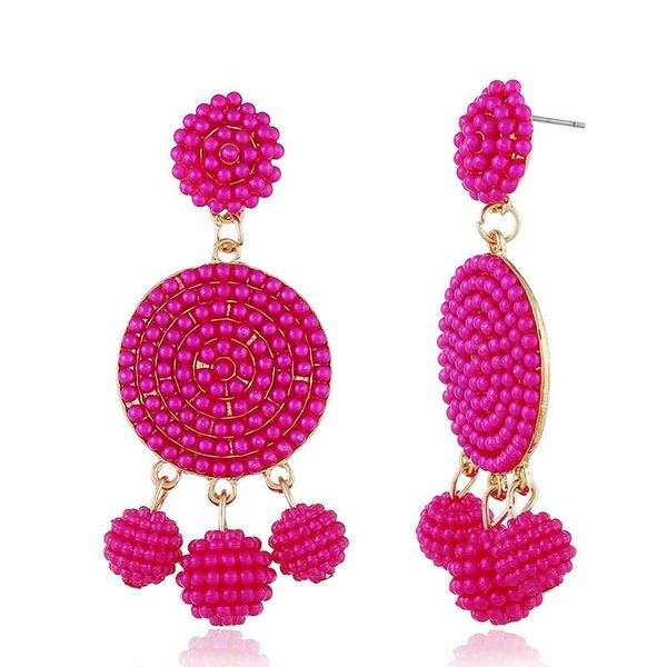 fashion- beads dangle earrings for women luxury bead chandelier earring holiday style jewelry gifts for gf 4 colors dark pink red, Silver
fashion- beads dangle earrings for women luxury bead chandelier earring holiday style jewelry gifts for gf 4 colors dark pink red, Silver