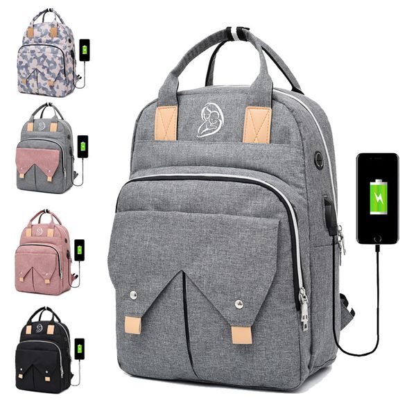 diaper bag backpack usb fashion mummy maternity baby bags shoulder strap waterproof handbag baby care travel nappy nursing
diaper bag backpack usb fashion mummy maternity baby bags shoulder strap waterproof handbag baby care travel nappy nursing