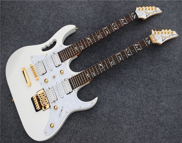 new style.electric guitar. 12-6- strings double neck white guitar.real ps electric guitarra 
new style.electric guitar. 12-6- strings double neck white guitar.real ps electric guitarra