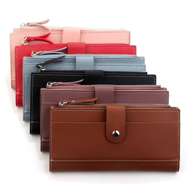 long purse fashion multi slot hand bag 3 fold clasp wallet fashion coin purse bags for women 2019 wallets women leather bolsos, Red;black
long purse fashion multi slot hand bag 3 fold clasp wallet fashion coin purse bags for women 2019 wallets women leather bolsos, Red;black