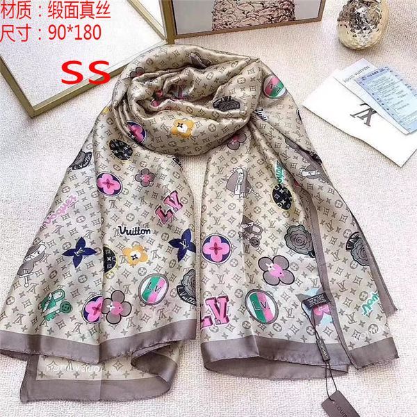 women designered scarf velvet silk branded ladies scarf fashion shawl women casual luxury scarves size 180x90cm with box 2020356k, Blue;gray
women designered scarf velvet silk branded ladies scarf fashion shawl women casual luxury scarves size 180x90cm with box 2020356k, Blue;gray