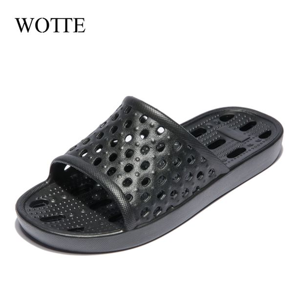 2020 slippers men bathroom eva footwear man hole leaking water men shoes super light soft non-slip home slippers claquette homme, Black
2020 slippers men bathroom eva footwear man hole leaking water men shoes super light soft non-slip home slippers claquette homme, Black