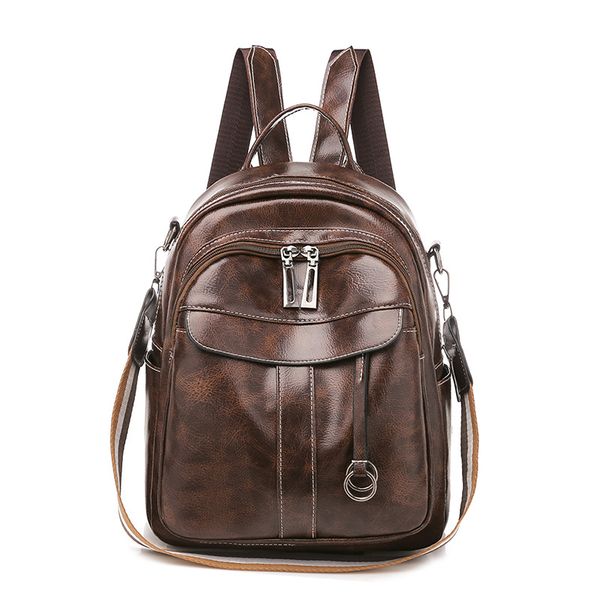 11l women leather backpack 2020 vintage woman backpacks small travel backpack womens bag black brown bagpack 23*32*15cm new
11l women leather backpack 2020 vintage woman backpacks small travel backpack womens bag black brown bagpack 23*32*15cm new
