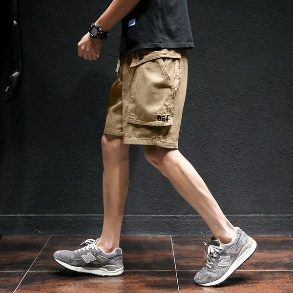 2020 mens cargo shorts summer army green cotton shorts men loose multi-pocket homme casual bermuda trousers, White;black
2020 mens cargo shorts summer army green cotton shorts men loose multi-pocket homme casual bermuda trousers, White;black