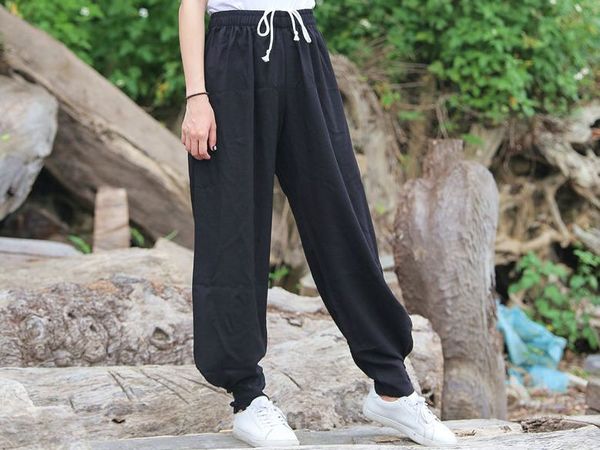 9color black/blue/gray/khaki cotton&linen martial arts trainig bloomers lay meditation tai chi trousers pants, Black;red
9color black/blue/gray/khaki cotton&linen martial arts trainig bloomers lay meditation tai chi trousers pants, Black;red