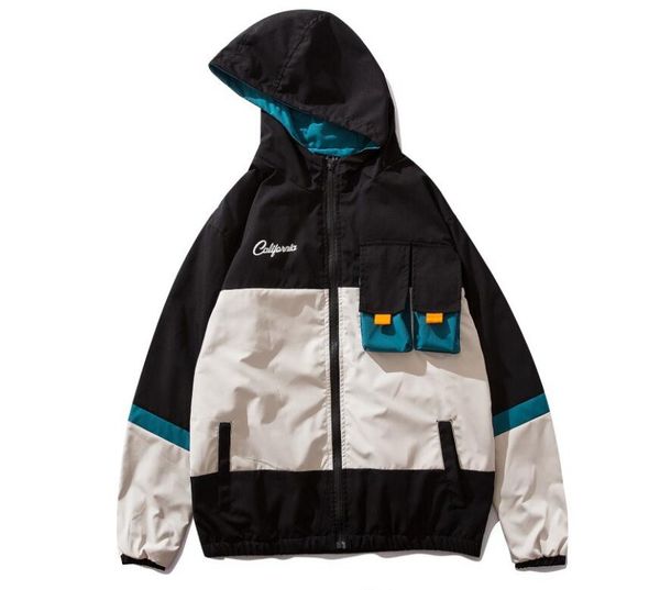 men jackets coats windbreaks pockets hooded patchwork oversize hip hop harajuku zipper japanese streetwear man's cargo jackets, Black;brown
men jackets coats windbreaks pockets hooded patchwork oversize hip hop harajuku zipper japanese streetwear man's cargo jackets, Black;brown