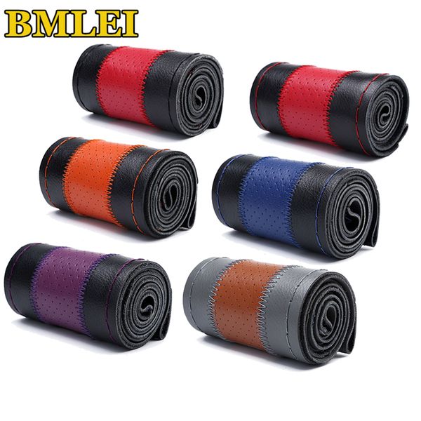 diy braid on the steering wheel soft genuine leather steering wheel cover 38cm universal covers with needle and thread
diy braid on the steering wheel soft genuine leather steering wheel cover 38cm universal covers with needle and thread