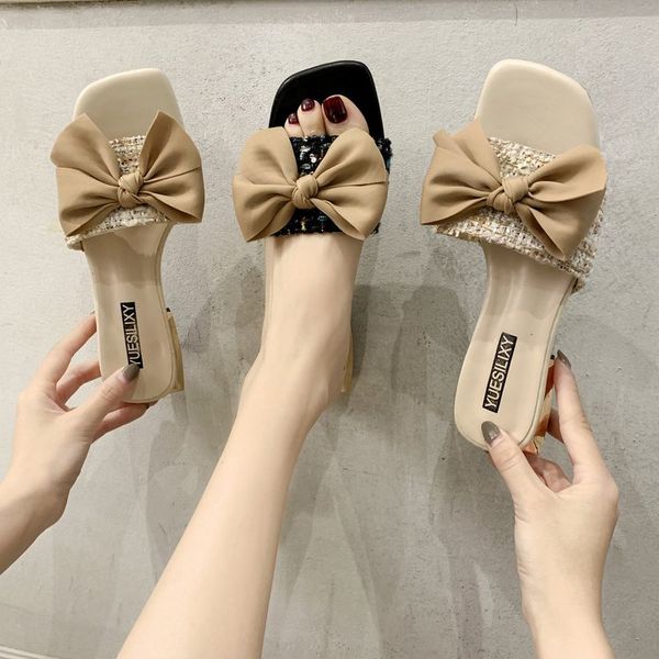 shoes womens slippers outdoor low slides butterfly-knot pantofle square heel soft 2020 block pu rome rubber, Black
shoes womens slippers outdoor low slides butterfly-knot pantofle square heel soft 2020 block pu rome rubber, Black