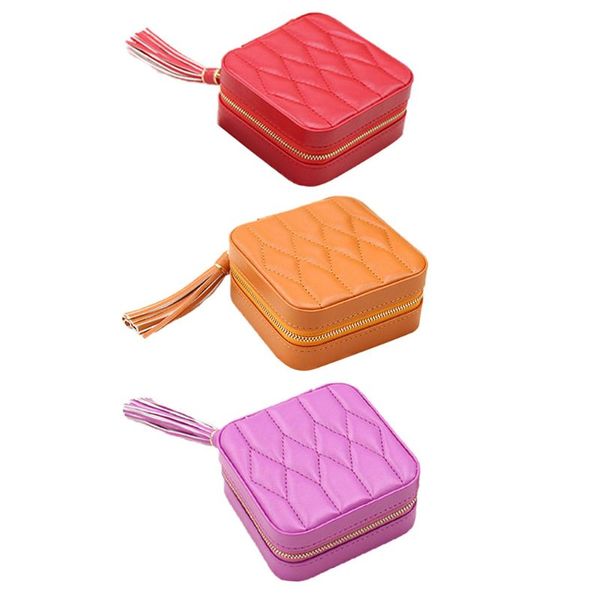 small travel jewelry box mini organizer portable display storage case for ring necklace, Pink;blue
small travel jewelry box mini organizer portable display storage case for ring necklace, Pink;blue
